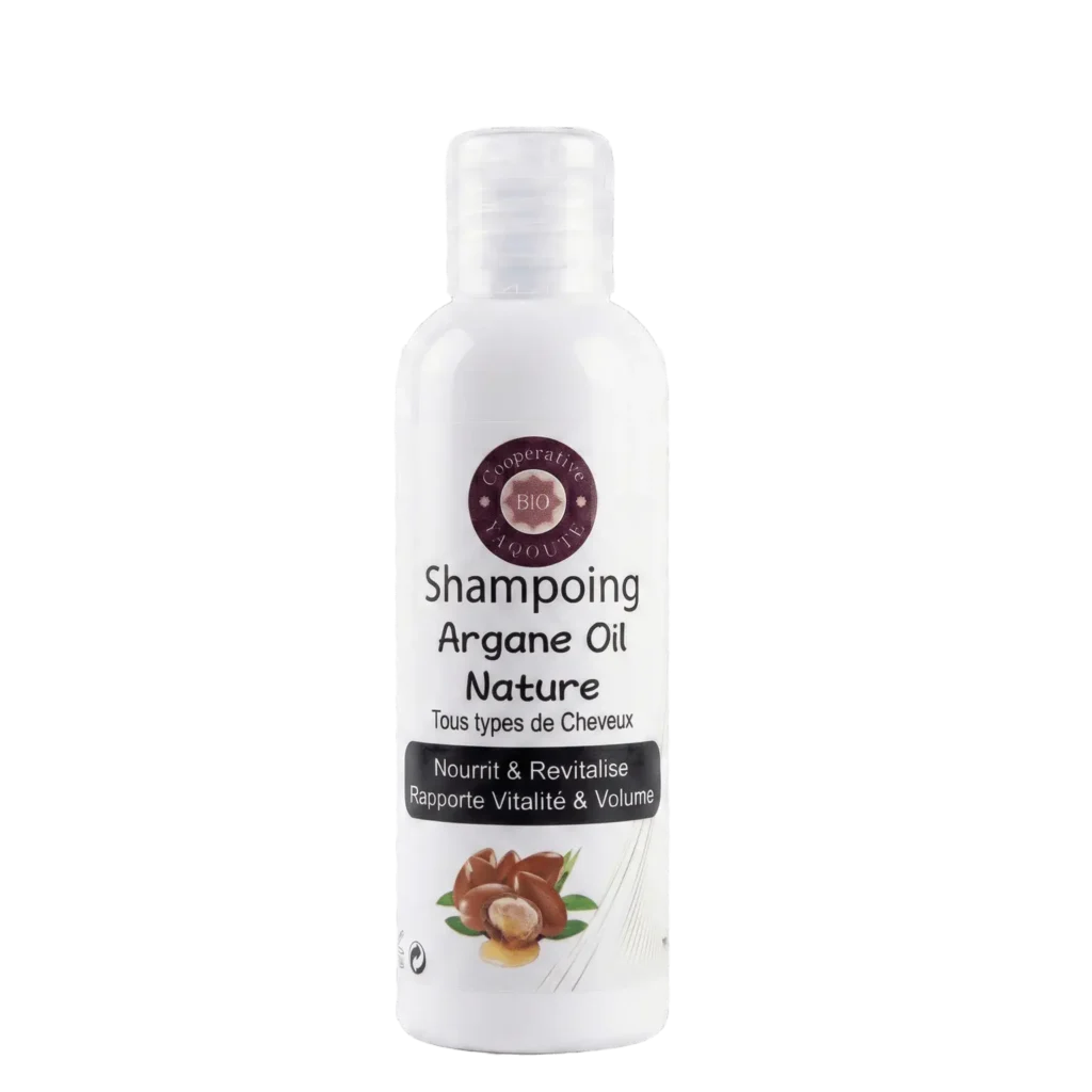 Shampoing naturel à l'huile d'argan pour tous types de cheveux 100ml - Yaqoute Bio