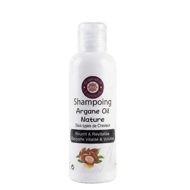 Shampoing naturel à l'huile d'argan pour tous types de cheveux 100ml - Yaqoute Bio